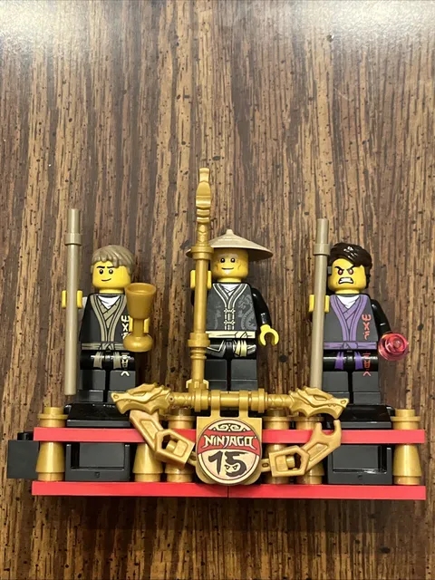 LEGO NINJAGO 71861 15th Anniversary x3 Young Wu Garmadon First Spinjitsu Master