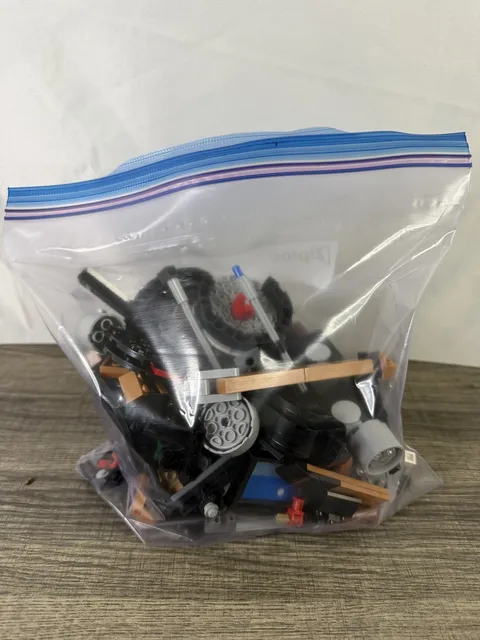 LEGO Mixed Lot Bulk Pieces Parts Bricks Plates Tiles Wheels 1.6 lbs