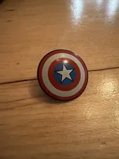LEGO Minifigure Captain America Shield Gray Back Marvel Battle Weapon