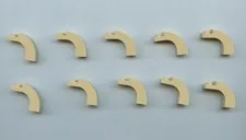 LEGO x 10 Tan Arch 1 x 3 x 2 Curved Top 6005