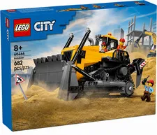 LEGO City Yellow Bulldozer Complete Construction Vehicle Set (60466) Brand New