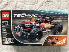 LEGO Technic Pull Back 42073 BASH! Car Building Set 139 pcs Ages 7-14