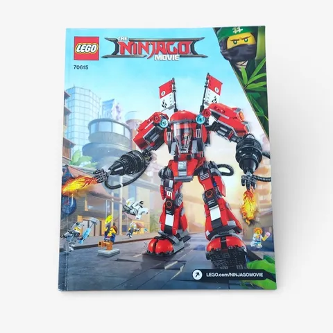 Lego 70615 Ninjago The Ninjago Movie Fire Mech Replacement Manual Only
