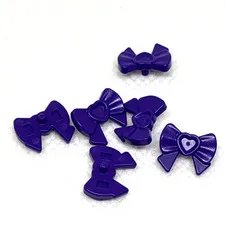LEGO Parts Dark Purple Friends Hair Decoration Bow w/Heart No 11618 QTY 6