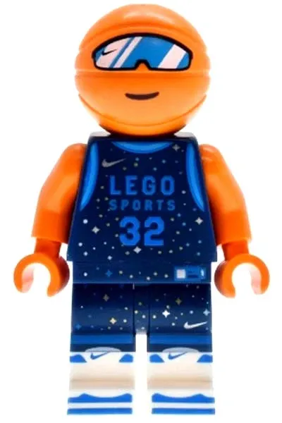 NEW LEGO NIKE B’Ball HEAD Minifig Basketball Sports Dunk Set 43008 nba ball