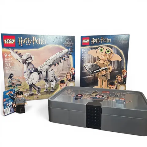 Lego Harry Potter Lot - 76427+76421+Storage Container+LED KEY CHAIN - ALL NEW