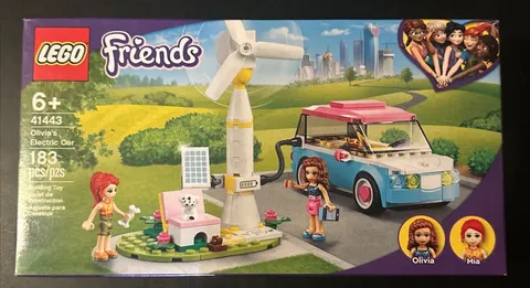Lego Friends 41443 Olivia's Electric Car 183 Pieces NEW