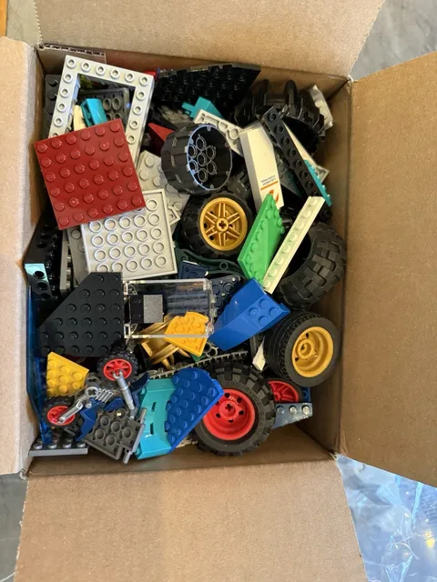 Authentic LEGO Mixed Lot **3 Pounds** With Parts/Pieces/Wheels!