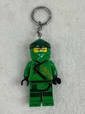 Lego Ninjago Legacy Keychain Light Kai Green Light Up LED Figure