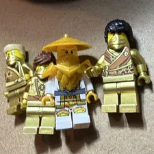 Lego ninjago rebooted figs and master Wu