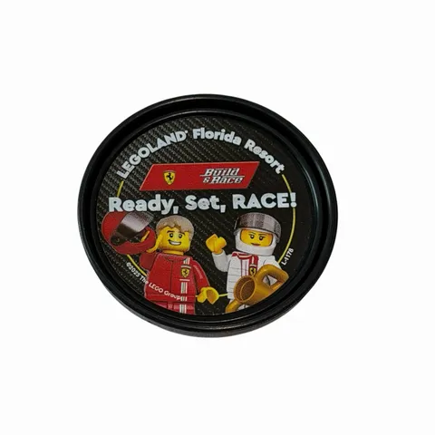 Legoland Florida Pop Badge “Ready, Set, Race” 2025 Build & Race L-1178