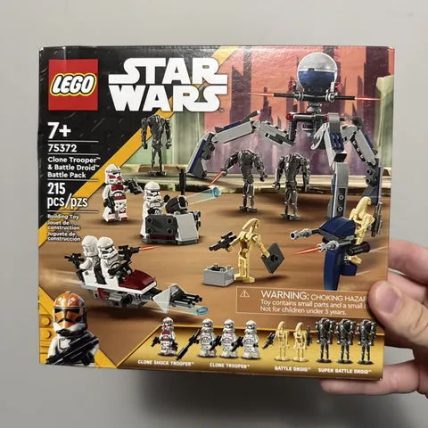 LEGO Star Wars 75372 Clone Trooper & Battle Droid Battle Pack New Factory Sealed