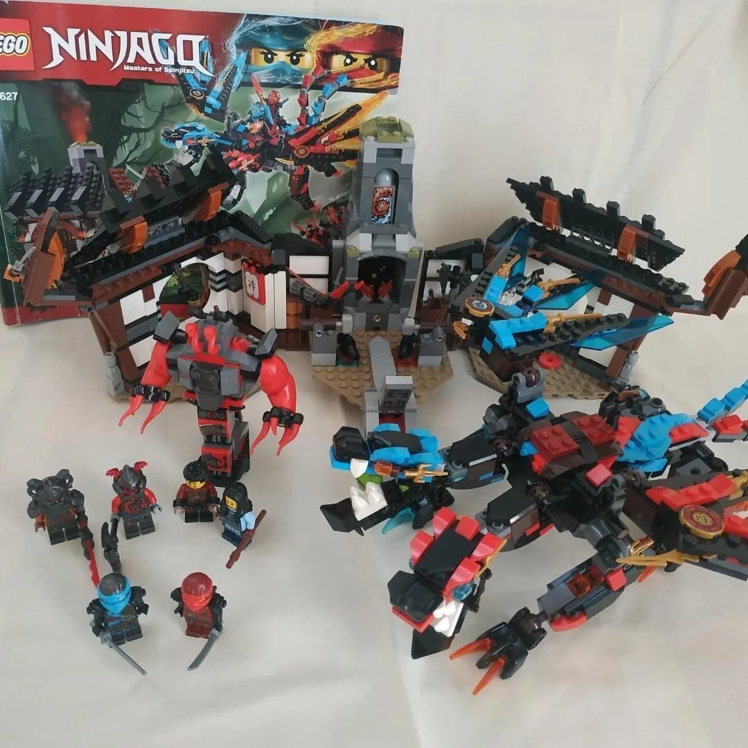 LEGO 70627 Dragon's Forge Ninjago The Hands of Time 2017 Missing without Box