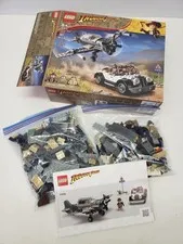 LEGO Indiana Jones: Fighter Plane Chase (77012)  Complete Set Used