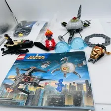 LEGO DC Super Heroes 76111 Partial Lot Batman Brother Eye Manual Mixed Parts
