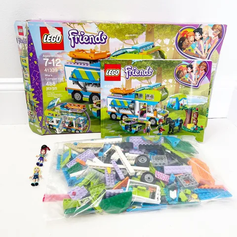 Lego 41339 Friends Mia's Camper Van 100% Complete W/ Manual Box Retired 2018