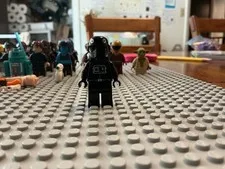 Lego Star Wars Vintage 2005 Tie Fighter Pilot with Original Stormtrooper Helmet 