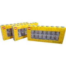 LEGO Storage Products: 40660006X3 Minifigure Display Case 16 (Pack of 3) Gray