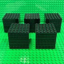 Lego Plates 6X6 (3958) : Black :   ** Bulk Discount Lot of 50 **