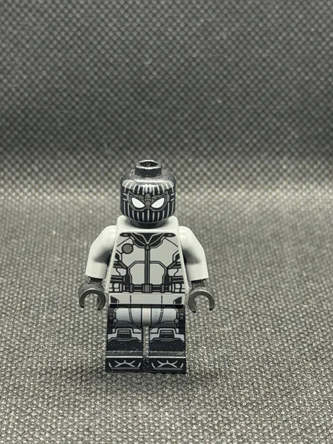 LEGO Minifigure- Spider-Man (Black and Gray Stealth Suit) (sh0578) Marvel MCU 2B