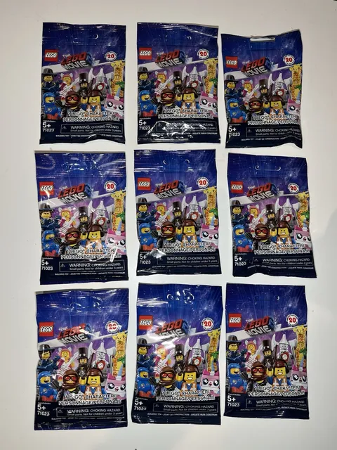 New LEGO Movie 2 Minifigures 71023 ~ Lot of 9 ~ New & Sealed In Bag ~ Retired