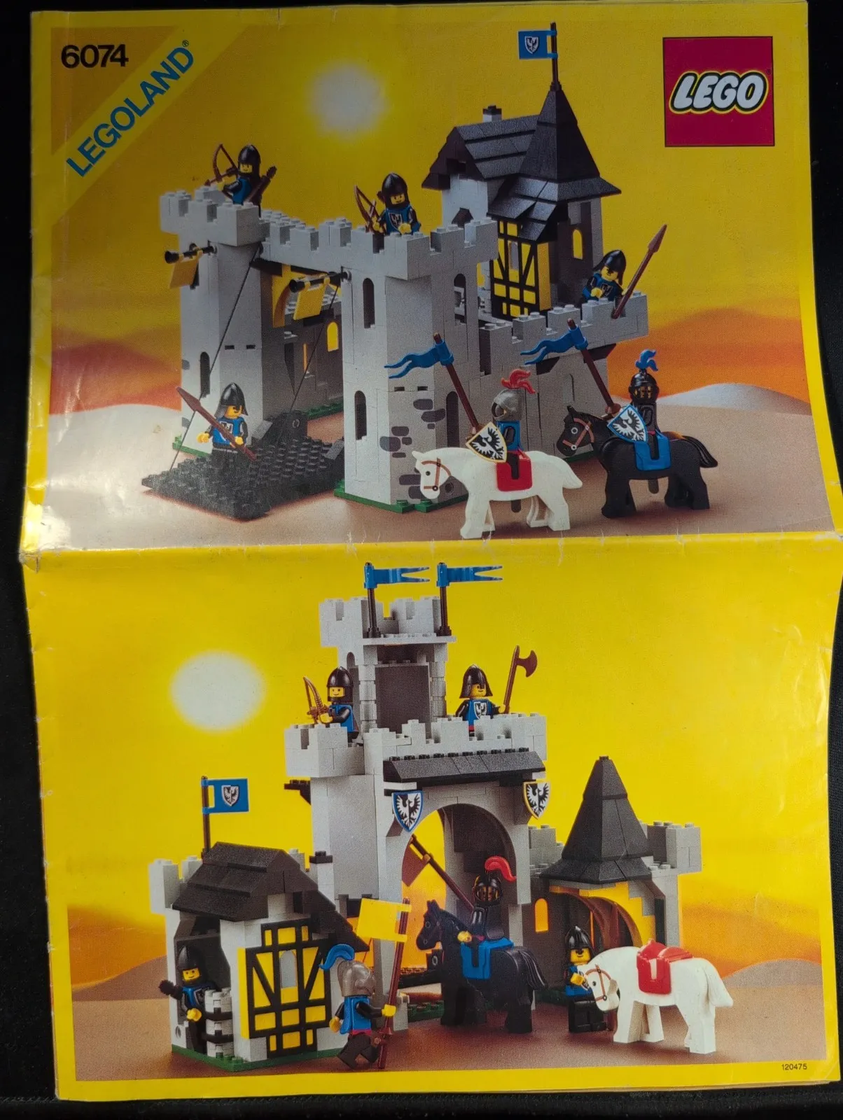 Lego Castle Black Falcon's Fortress (6074) Instruction Booklet Only