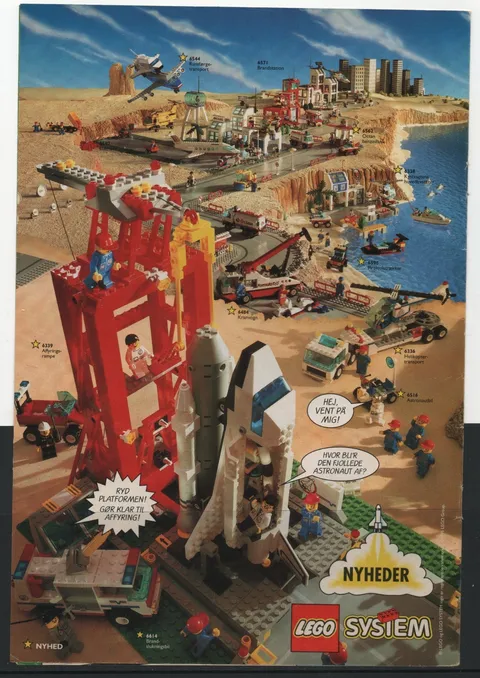 LEGO ADVERTISING INSERTS #  1-1252 # SPACE # 1995 #