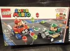 LEGO Super Mario Adventures Mario Kart Baby Mario Vs. Baby Luigi, Set # 72034