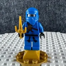 LEGO Ninjago Jay NJO0004 Golden Weapons 2011 Vintage Minifigure