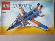 Lego Building Instructions Instruction Creator 31008 Blue Jetplane Blue Jet Jet