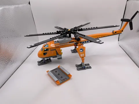 LEGO CITY: Arctic Helicrane (60034) - Incomplete - Helicopter Only 