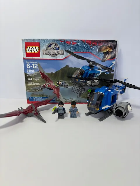 LEGO Jurassic World Pteranodon Capture 75915 Complete w/ Box Manual Built