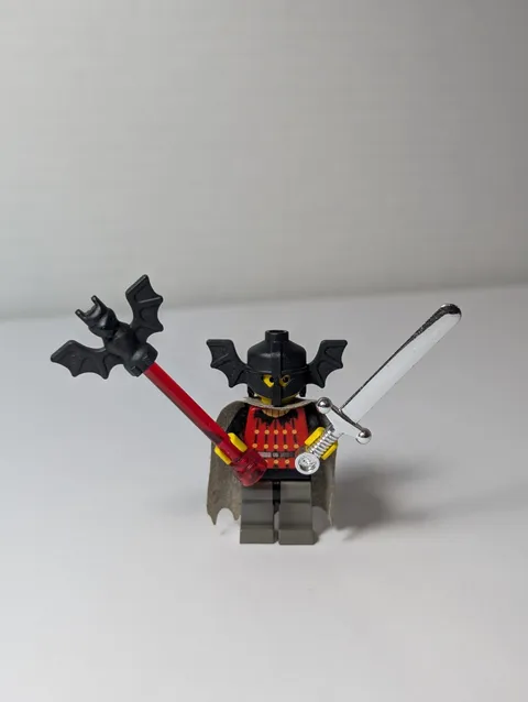 LEGO 6007 Fright Knight Bat Lord ONLY with sword and bat staff.  Great condition