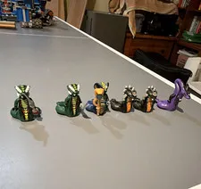 LEGO NINJAGO Serpentine Snake Minifigure Lot of 6 Mixed Colors