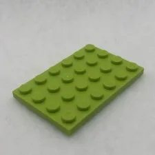 LEGO 3032 Lime Plate 4 x 6 (x1)