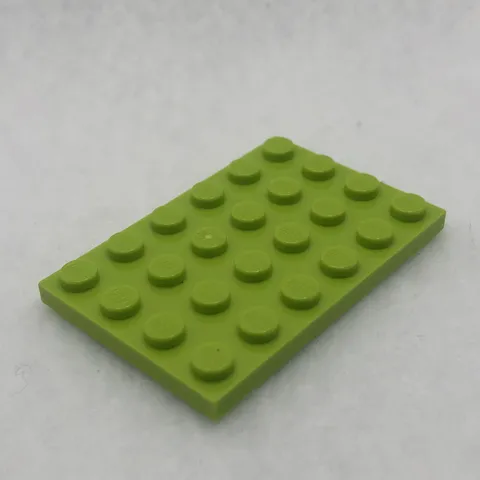 LEGO 3032 Lime Plate 4 x 6 (x1)