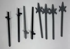 LEGO Minifigure Weapons Lot medieval swords, axe, jousting