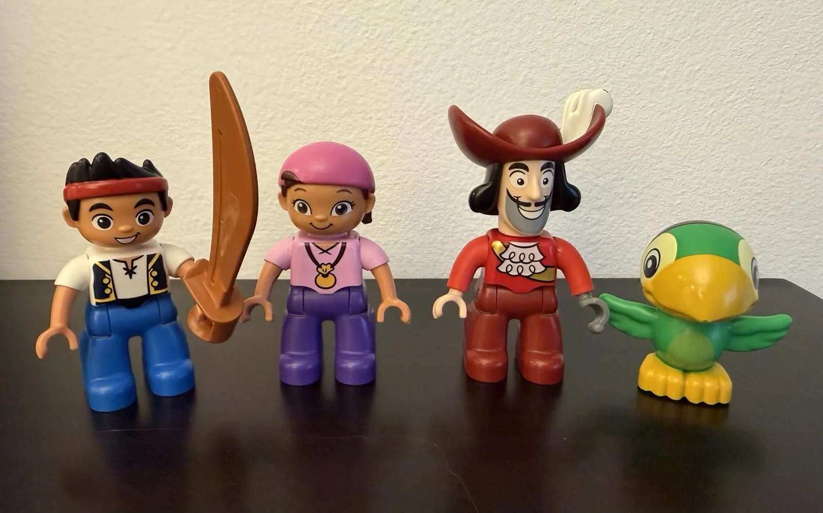 Lego Duplo Disney Figures Jake & The Neverland Pirates Jake, Izzy, Hook & Skully