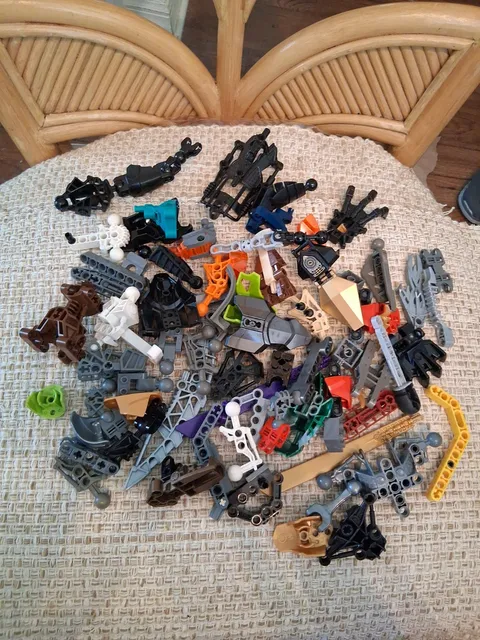 LEGO BIONICLE Hero Factory Bulk Lot 50+ Assorted Parts Pieces (B)