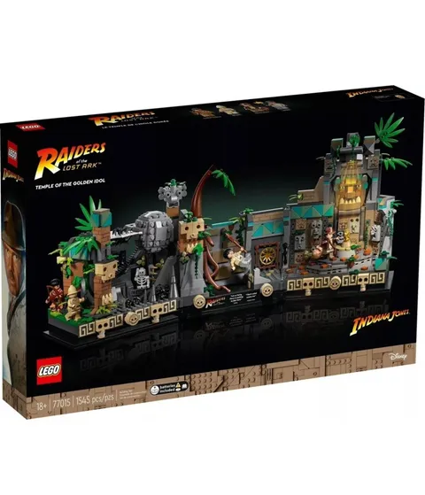 BRAND NEW, SEALED - LEGO INDIANA JONES TEMPLE OF THE GOLDEN IDOL (77015) RETIRED
