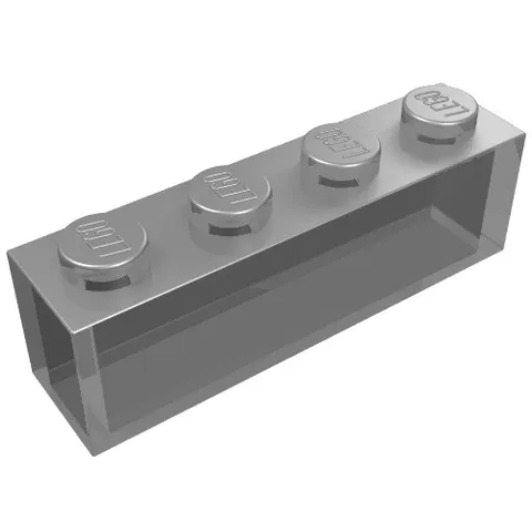 10x LEGO® Part 3066 - Brick 1 x 4 without Bottom Tubes