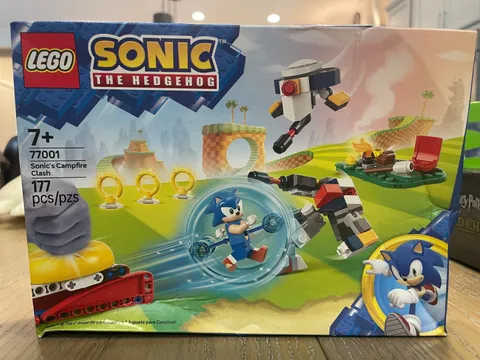 NEW LEGO Sonic: Sonic's Campfire Clash (77001) box damage