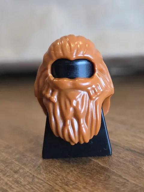 LEGO The Hobbit - Dark Orange Minifigure Hair, Gloin Hairpiece lor055