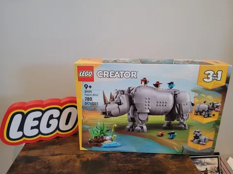 LEGO #31171 MAJESTIC RHINO FREE SHIP LOWER 48 STATES NEW SEALED