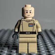 Lego Star Wars Imperial Aresko Minifigure Dark Tan Uniform 75082 sw0623 1K