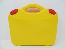 LEGO-brand Carrying Case storage container organizer yellow new 2021, 11x10.25"