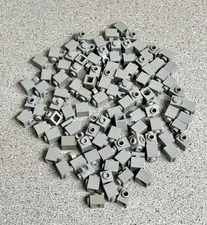Genuine Lego 100 Pieces Light Gray Brick 1x1 Bulk Building Parts Lot 3005 Mixed