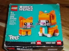 LEGO 40480 Ginger Tabby Cat – BrickHeadz Pets Series | Brand New & Sealed