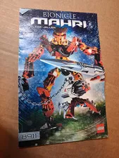 Lego Bionicle Mahri Toa Jaller Instruction Manual No Bricks Wear 8911
