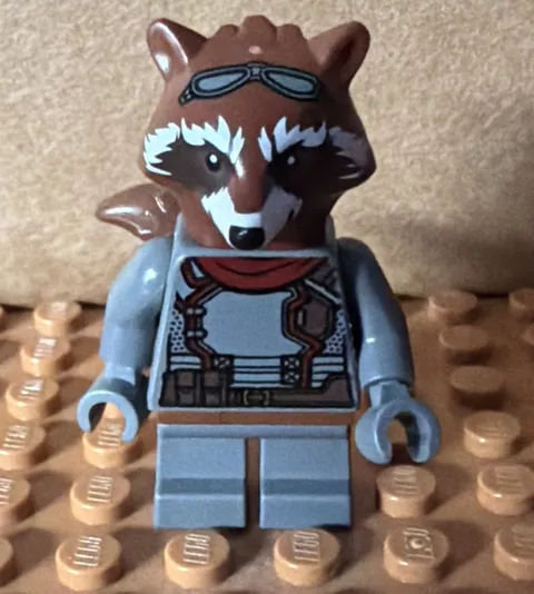 Lego Rocket Raccoon Minifigure Marvel Guardians of the Galaxy 76193 sh0742